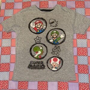 Nintendo Kids Gray Super Mario T-Shirt